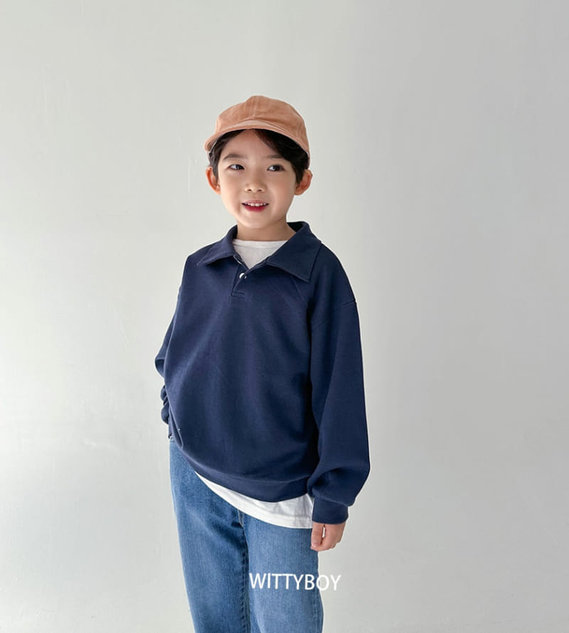 Witty Boy - Korean Children Fashion - #toddlerclothing - Coco Collar Sweatshirt - 10