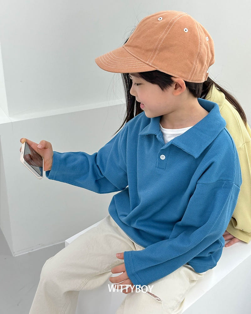 Witty Boy - Korean Children Fashion - #toddlerclothing - Mono Stitch Cap - 8