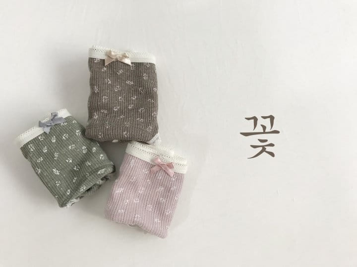 Yerooyena - Korean Children Fashion - #childrensboutique - Lace Flower Flower Underpants