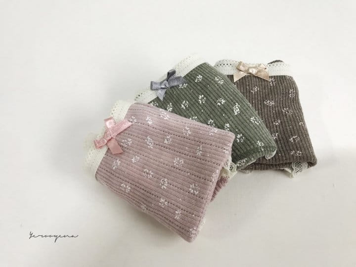 Yerooyena - Korean Children Fashion - #kidsstore - Lace Flower Flower Underpants - 6