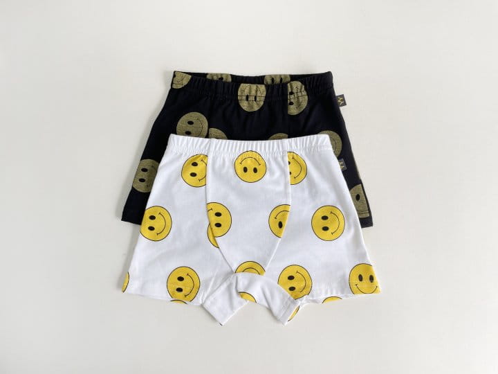 Yerooyena - Korean Children Fashion - #magicofchildhood - Smile Draws Squre Underpants - 4