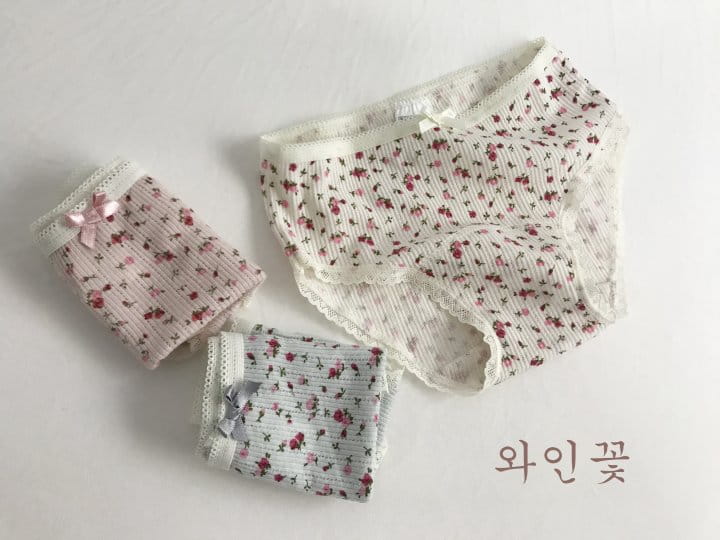 Yerooyena - Korean Children Fashion - #minifashionista - Lace Flower Flower Underpants - 11