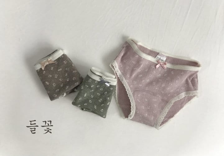 Yerooyena - Korean Children Fashion - #prettylittlegirls - Lace Flower Flower Underpants - 12