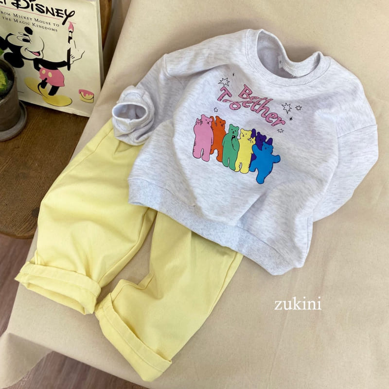 Zukini - Korean Children Fashion - #Kfashion4kids - Togethger Bear Sweatshirt - 9