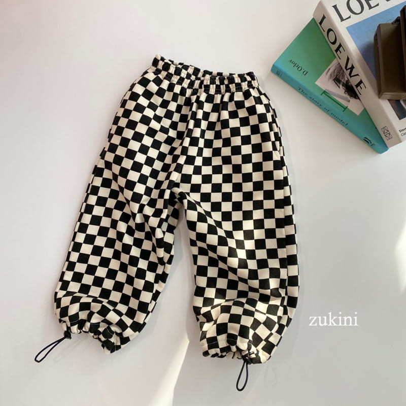 Zukini - Korean Children Fashion - #childrensboutique - Spring Checker Pants - 6