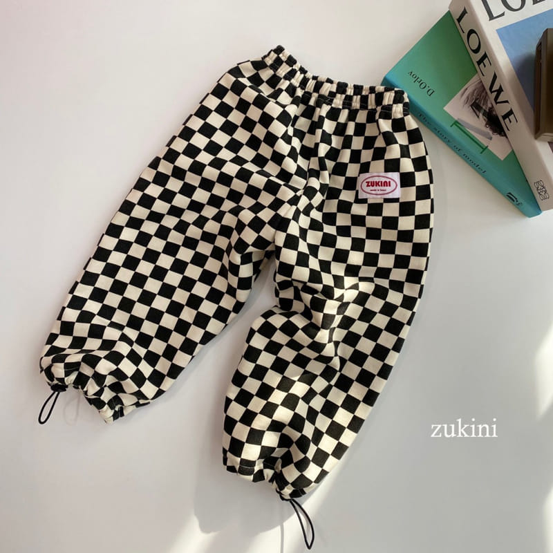 Zukini - Korean Children Fashion - #designkidswear - Spring Checker Pants - 7