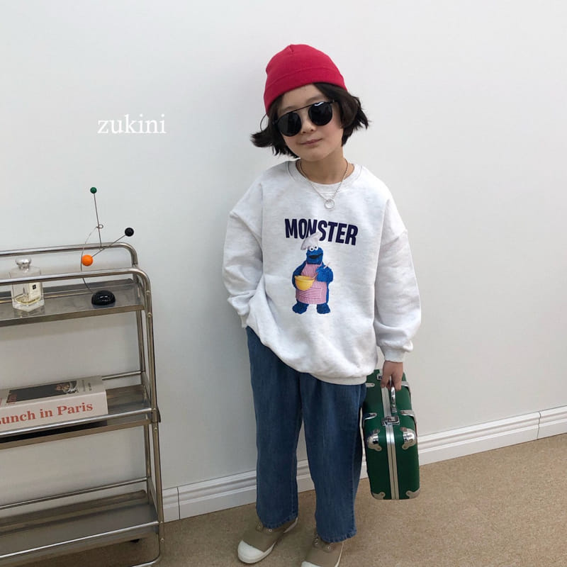 Zukini - Korean Children Fashion - #discoveringself - Monster Sweatshirt