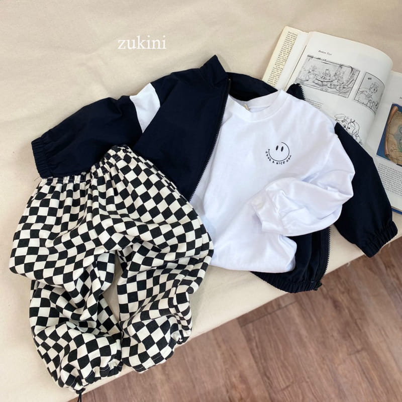 Zukini - Korean Children Fashion - #fashionkids - Spring Checker Pants - 9