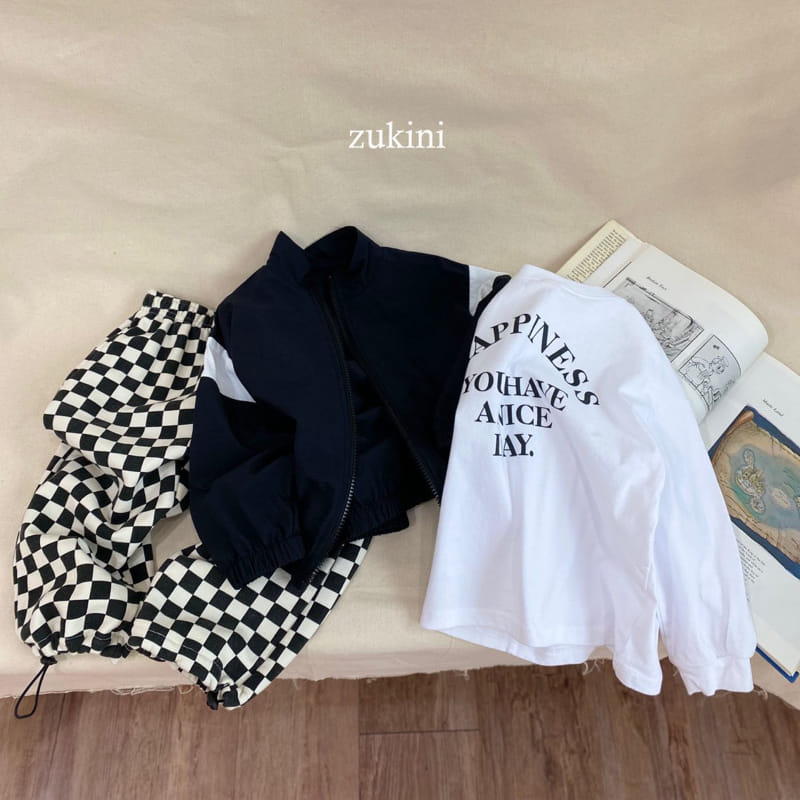 Zukini - Korean Children Fashion - #kidsshorts - Spring Checker Pants - 10