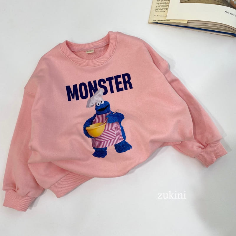 Zukini - Korean Children Fashion - #magicofchildhood - Monster Sweatshirt - 8