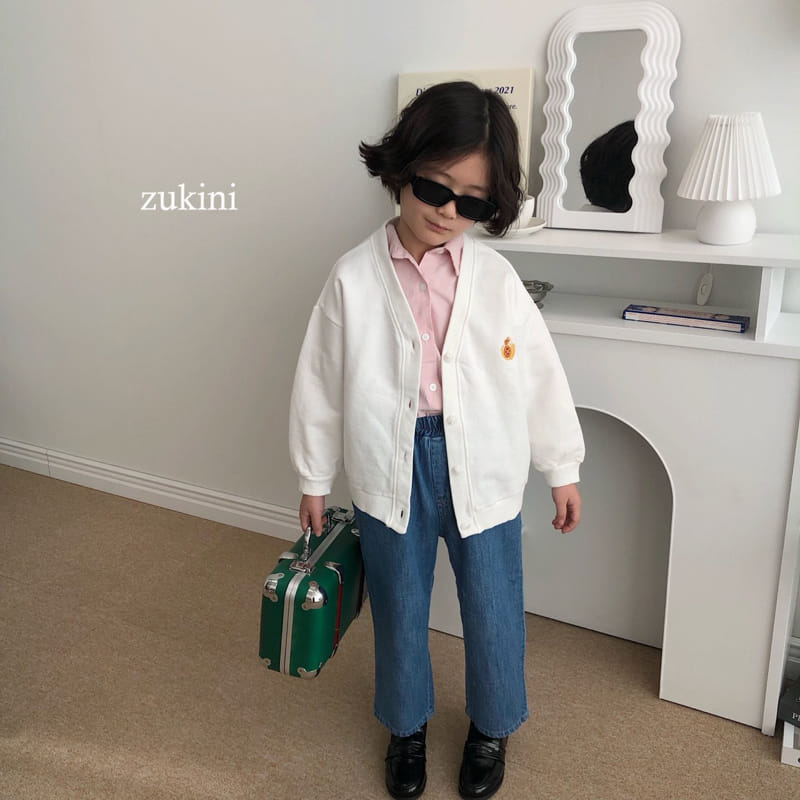 Zukini - Korean Children Fashion - #todddlerfashion - Logo Terry Cardigan - 5