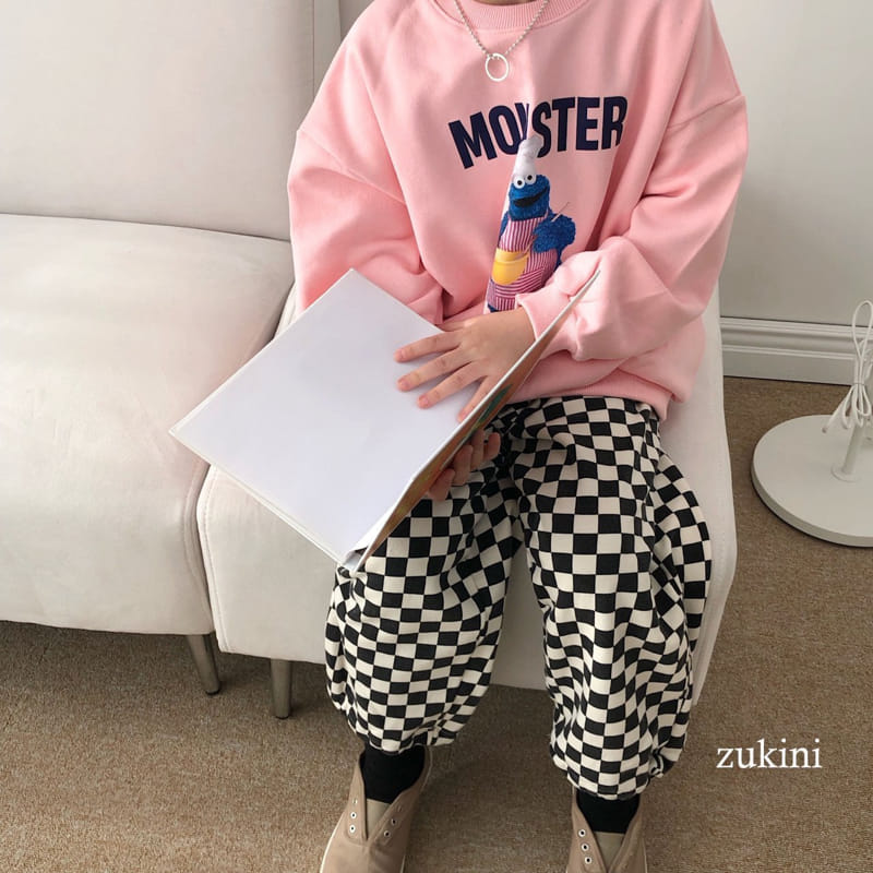 Zukini - Korean Children Fashion - #todddlerfashion - Spring Checker Pants - 2