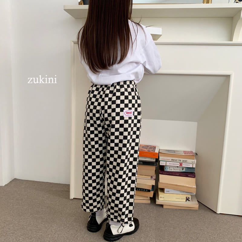 Zukini - Korean Children Fashion - #toddlerclothing - Spring Checker Pants - 3