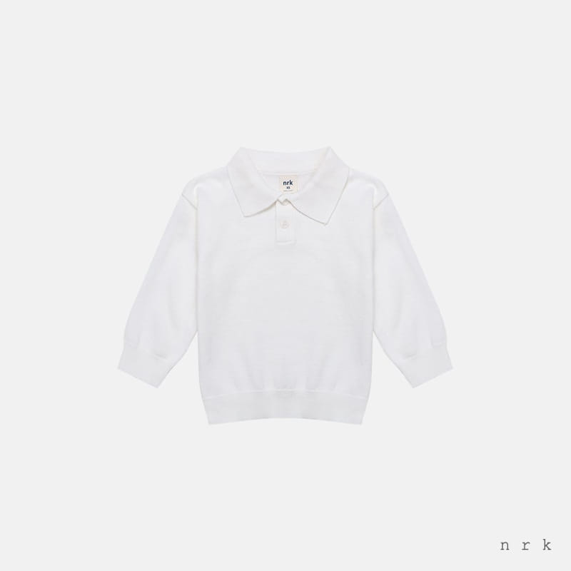 nrk - Korean Children Fashion - #Kfashion4kids - Collar Knit Tee - 3