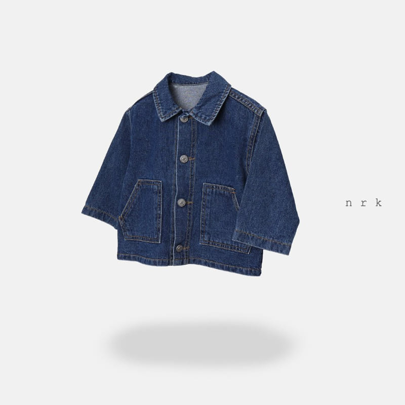nrk - Korean Children Fashion - #kidsstore - Pocket Denim Jacket - 3