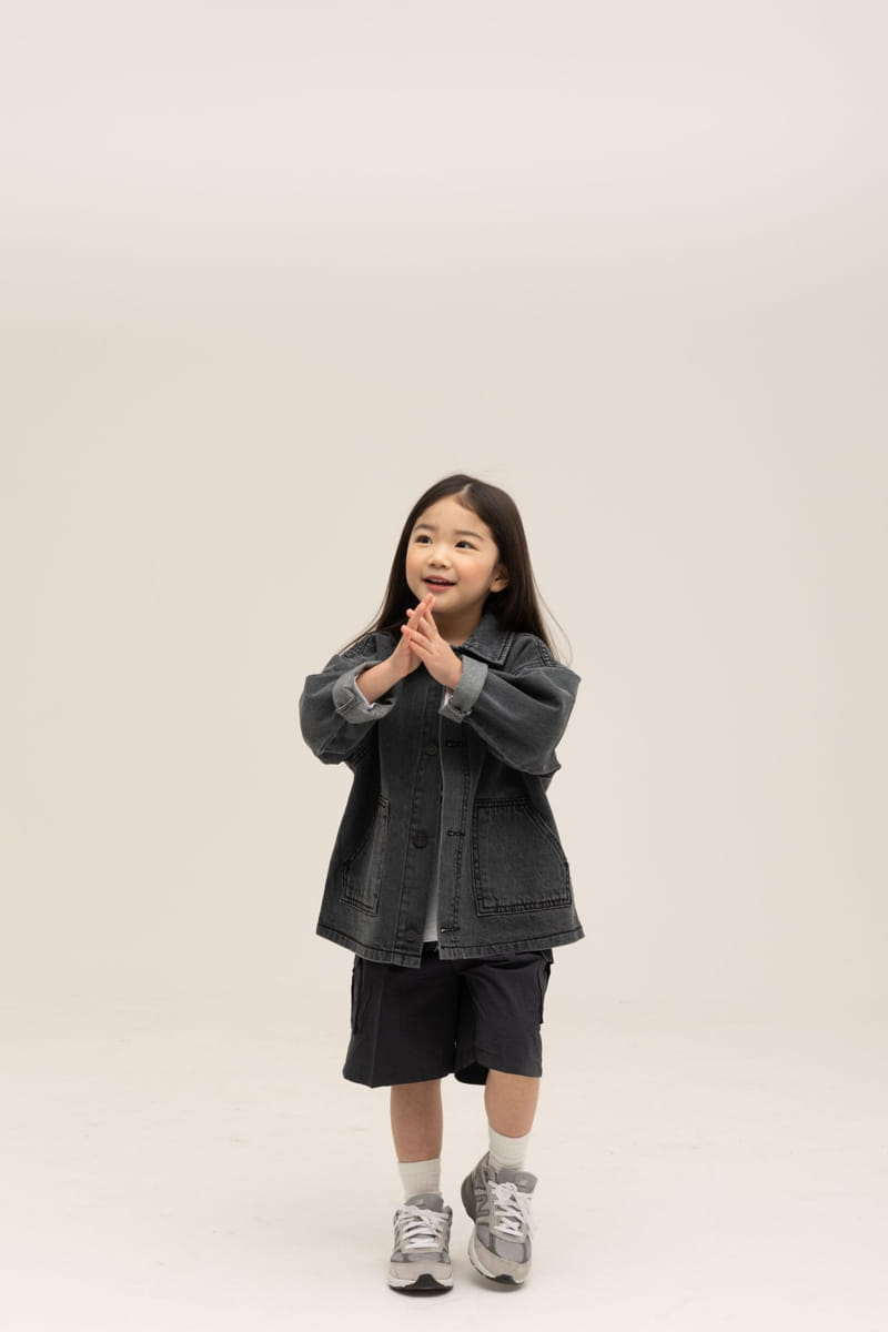 nrk - Korean Children Fashion - #stylishchildhood - Pocket Denim Jacket - 12