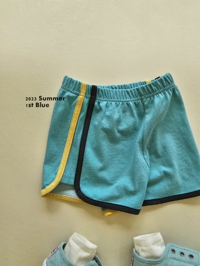 1st Blue - Korean Children Fashion - #designkidswear - Piping Neon Pants - 7