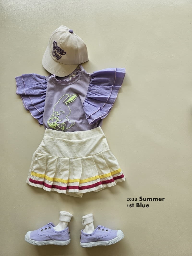 1st Blue - Korean Children Fashion - #designkidswear - Cake Tee - 5