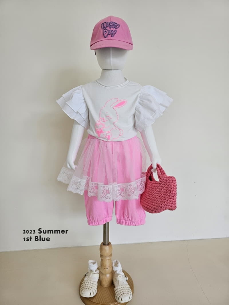 1st Blue - Korean Children Fashion - #kidsshorts - Cake Tee - 8