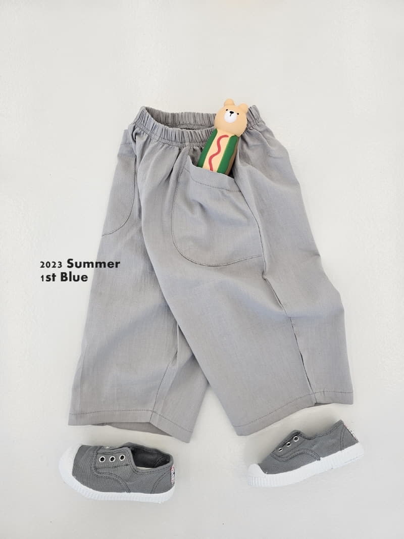 1st Blue - Korean Children Fashion - #kidsshorts - Pocket Pants - 5