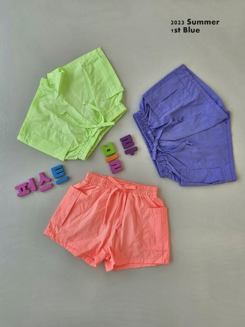 1st Blue - Korean Children Fashion - #kidsshorts - Cargo Shorts - 3