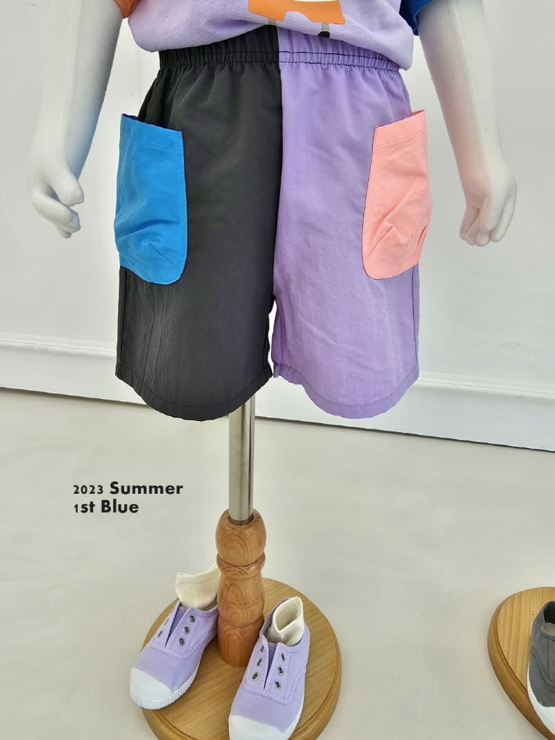 1st Blue - Korean Children Fashion - #kidzfashiontrend - Color Pants
