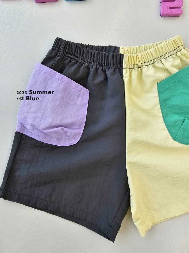 1st Blue - Korean Children Fashion - #littlefashionista - Color Pants - 4