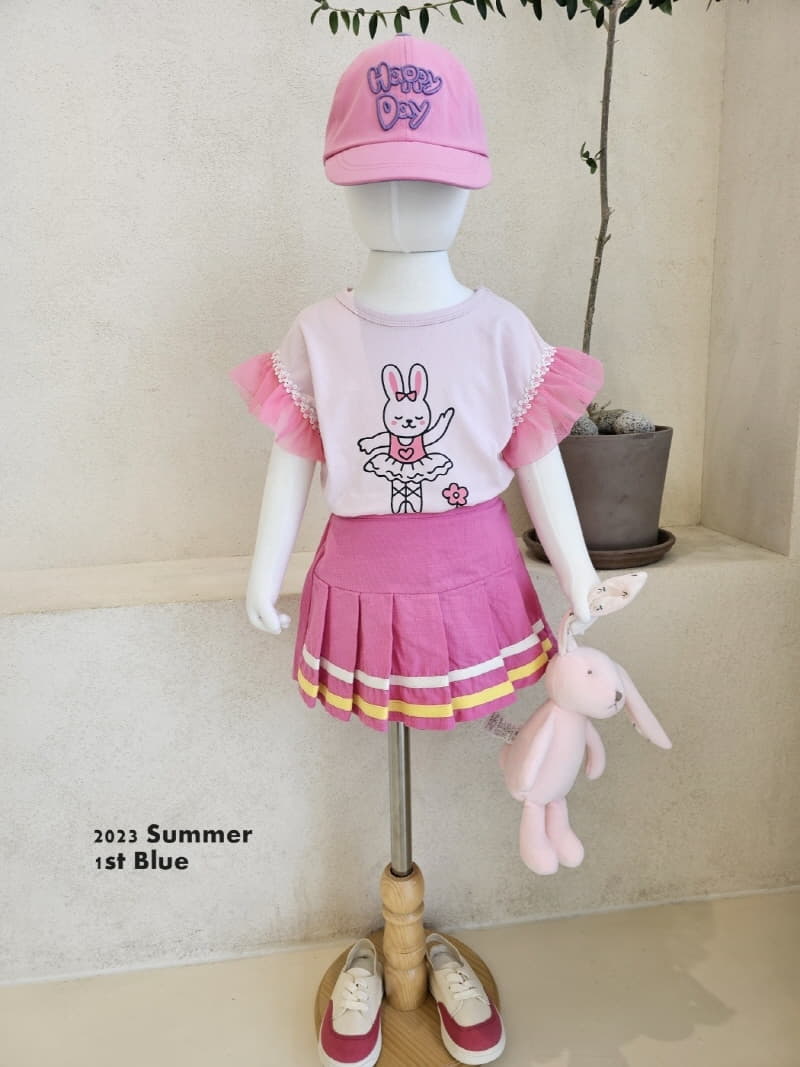 1st Blue - Korean Children Fashion - #todddlerfashion - Ballet Tee - 5