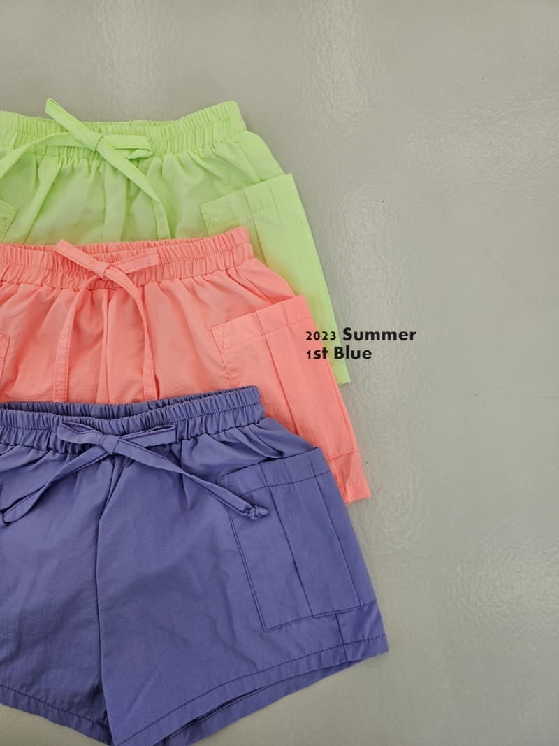 1st Blue - Korean Children Fashion - #todddlerfashion - Cargo Shorts - 11