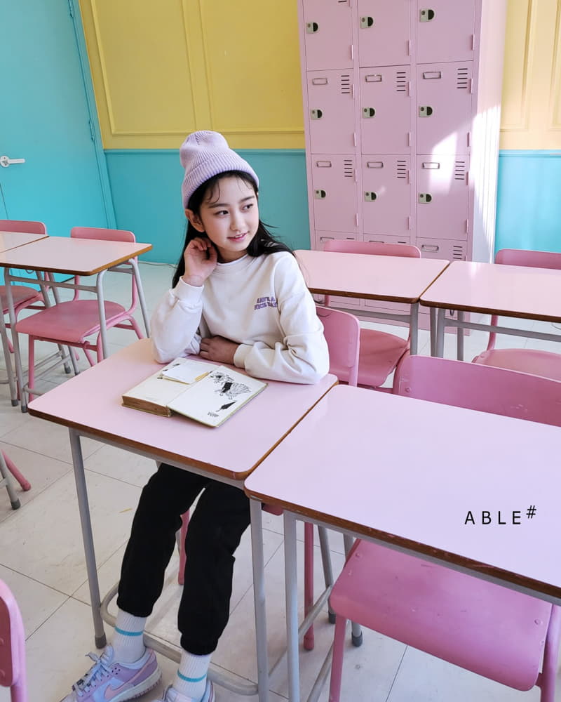 Able - Korean Children Fashion - #Kfashion4kids - Grid Smile Sweatshirt - 8