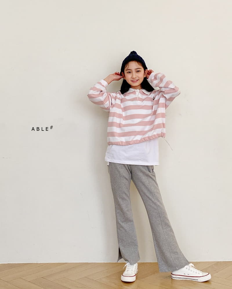 Able - Korean Children Fashion - #Kfashion4kids - Slit Bootscut Pants - 7