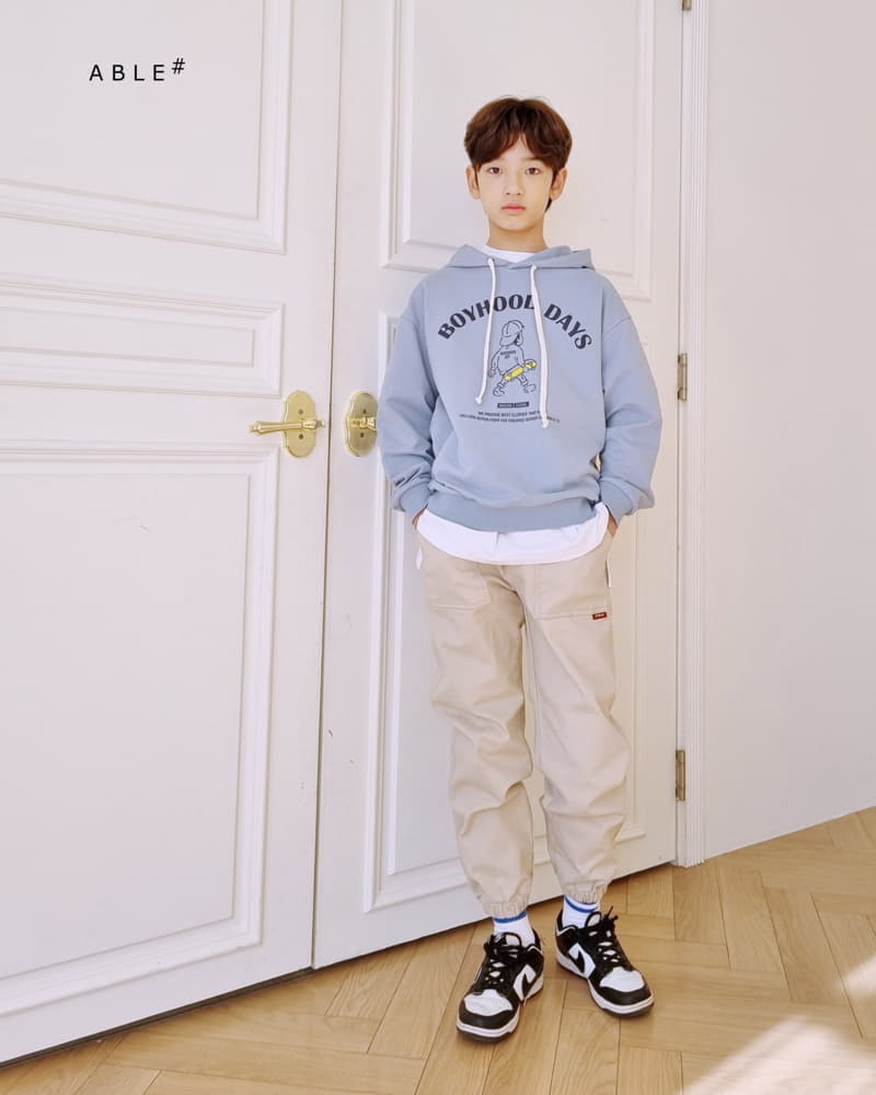 Able - Korean Children Fashion - #childofig - Boy Hoody Sweatshirt - 6