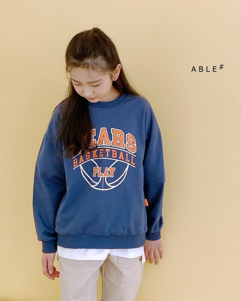 Able - Korean Children Fashion - #childofig - Basket Sweatshirt