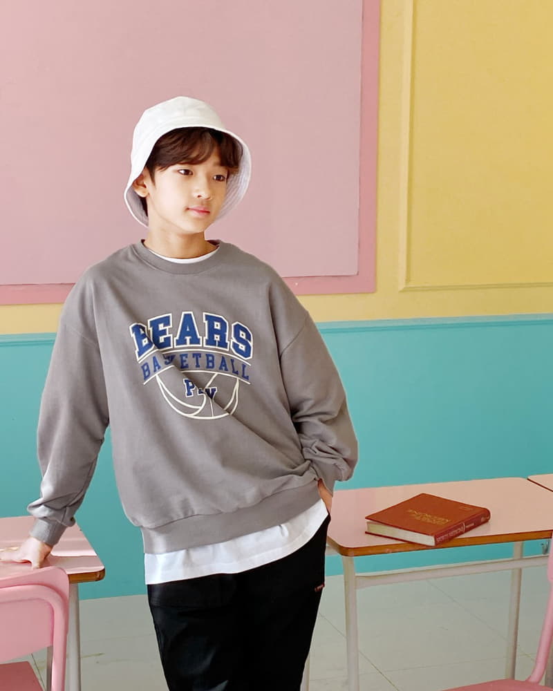Able - Korean Children Fashion - #kidsshorts - Basket Sweatshirt - 6