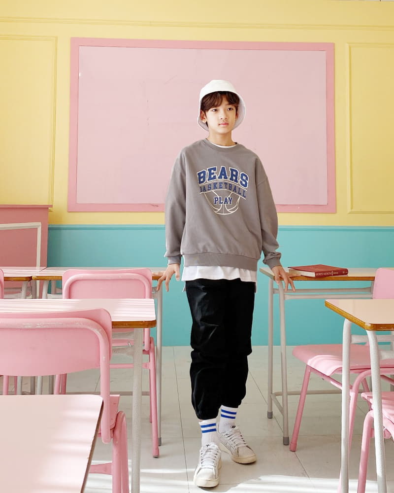 Able - Korean Children Fashion - #littlefashionista - Basket Sweatshirt - 10