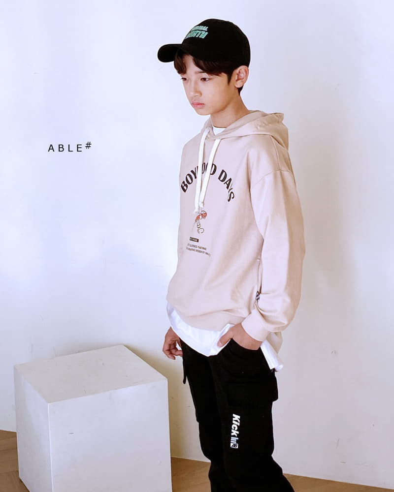 Able - Korean Children Fashion - #todddlerfashion - Boy Hoody Sweatshirt - 4