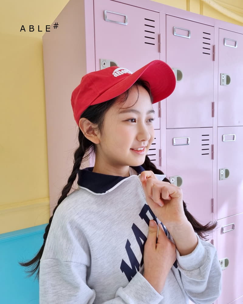 Able - Korean Children Fashion - #toddlerclothing - Marine Half Zip-up Sweatshirt - 2