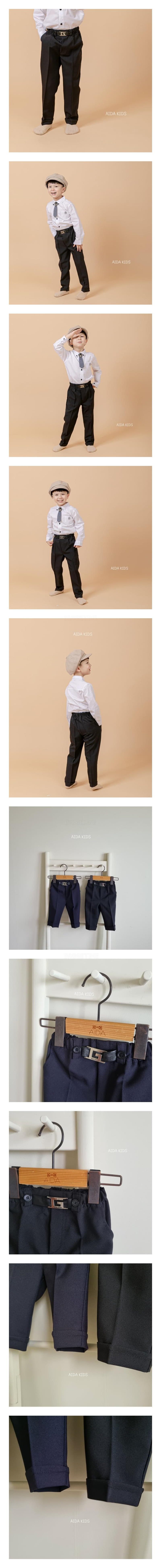 Aida - Korean Children Fashion - #kidsshorts - Basic Pants
