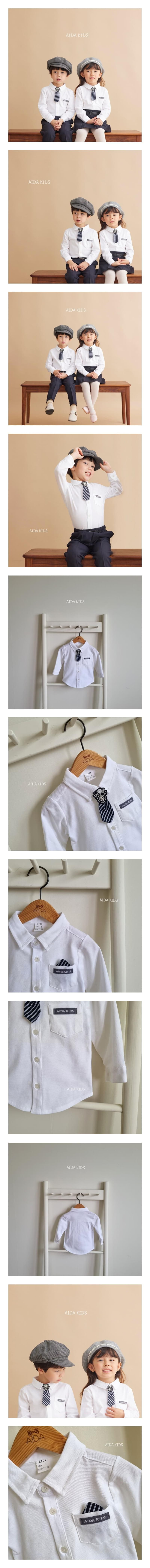 Aida - Korean Children Fashion - #stylishchildhood - PK Long Sleeves Shirt