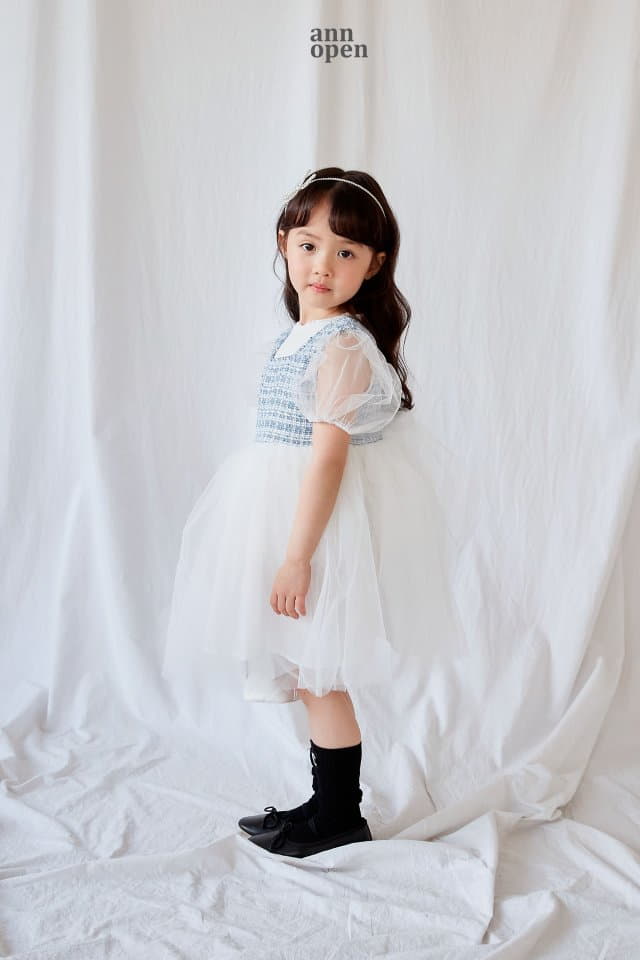 Ann Open - Korean Children Fashion - #childofig - Coco Twid One-piece - 9
