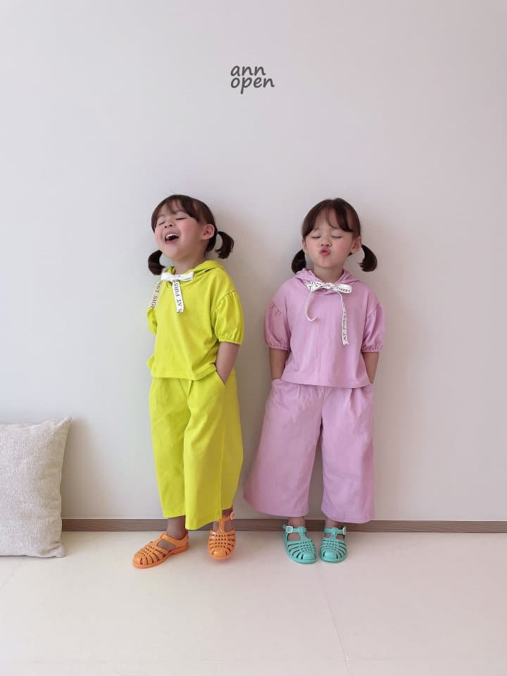 Ann Open - Korean Children Fashion - #childofig - Cotton Candy Hoody Tee - 6