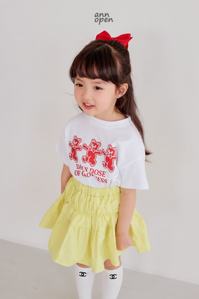 Ann Open - Korean Children Fashion - #childofig - Heart Jelly Bear Tee - 4
