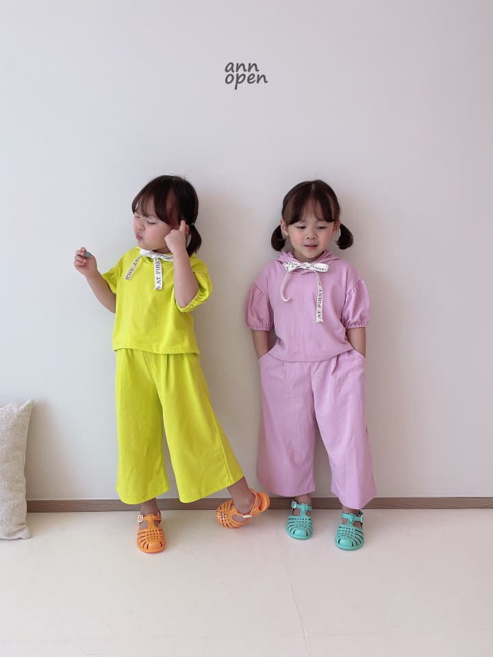 Ann Open - Korean Children Fashion - #childrensboutique - Long Leg Pants - 3