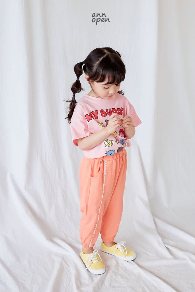 Ann Open - Korean Children Fashion - #childrensboutique - Macaroon Lace Pants