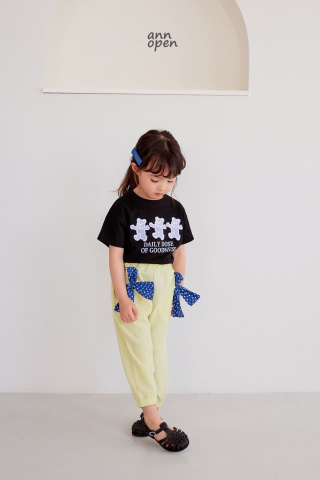 Ann Open - Korean Children Fashion - #childrensboutique - Heart Jelly Bear Tee - 5