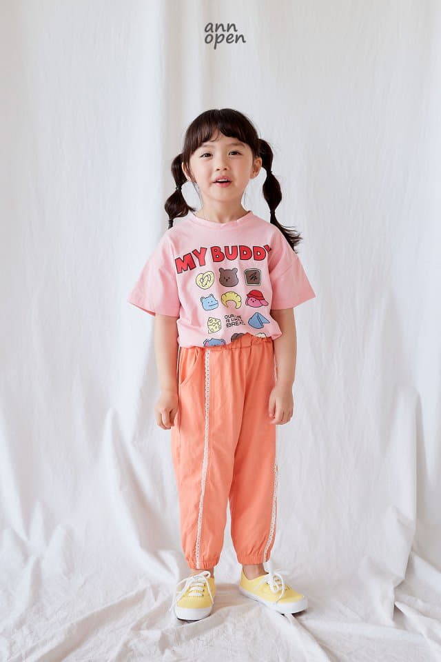 Ann Open - Korean Children Fashion - #designkidswear - Macaroon Lace Pants - 2