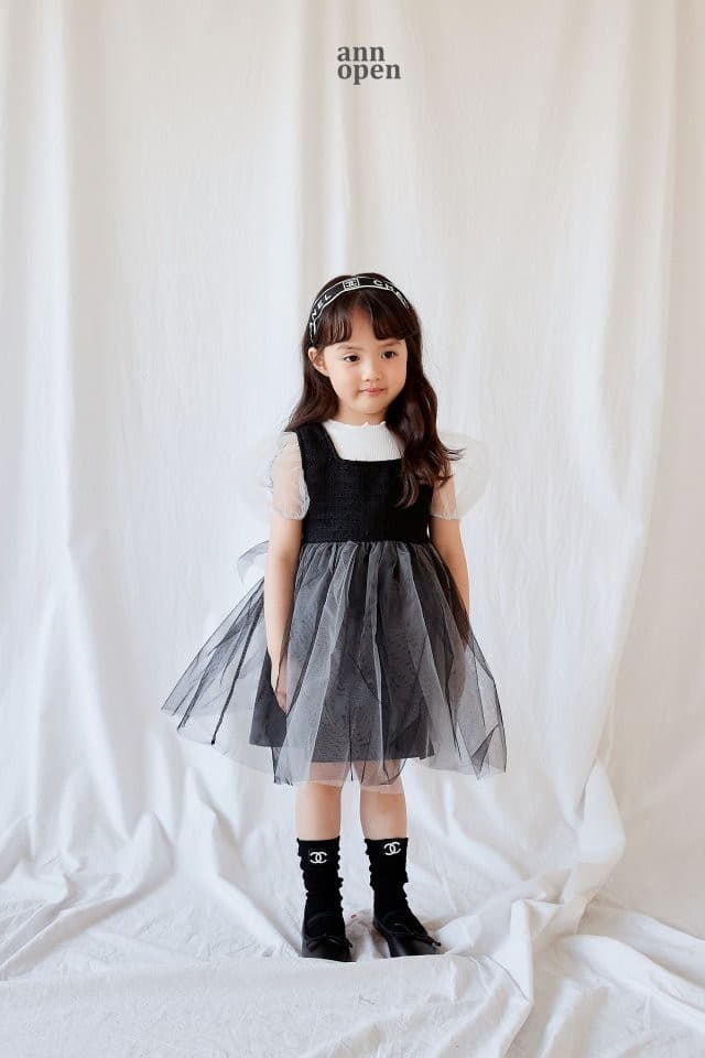 Ann Open - Korean Children Fashion - #designkidswear - Coco Twid One-piece - 12