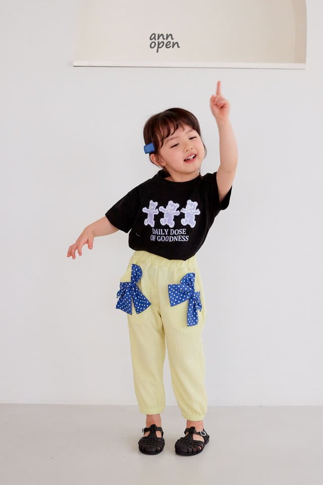 Ann Open - Korean Children Fashion - #designkidswear - Heart Jelly Bear Tee - 6