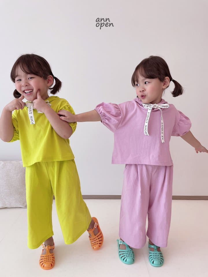 Ann Open - Korean Children Fashion - #discoveringself - Cotton Candy Hoody Tee - 10