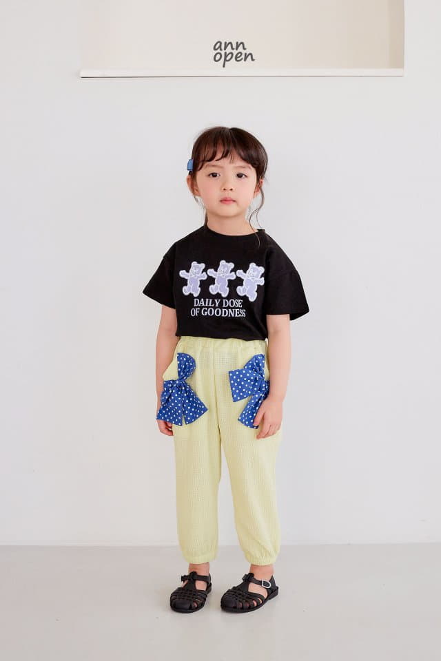 Ann Open - Korean Children Fashion - #discoveringself - Heart Jelly Bear Tee - 7